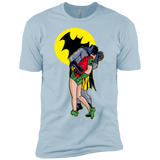 T-Shirts Light Blue / YXS Batkiss Signal Boys Premium T-Shirt