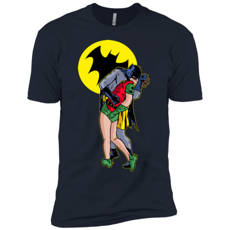 T-Shirts Midnight Navy / YXS Batkiss Signal Boys Premium T-Shirt