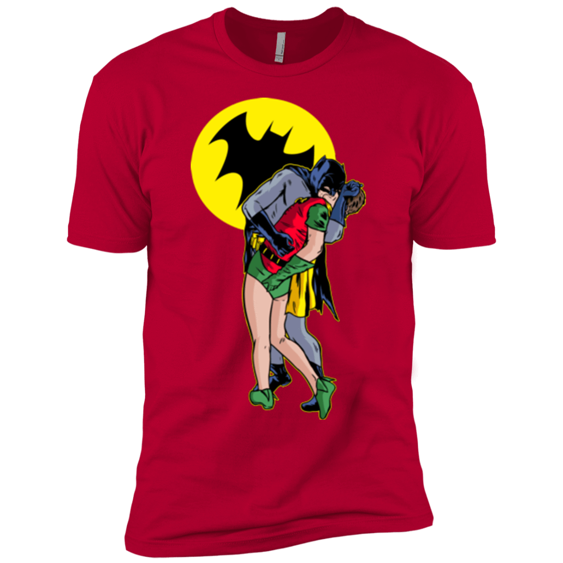 T-Shirts Red / YXS Batkiss Signal Boys Premium T-Shirt