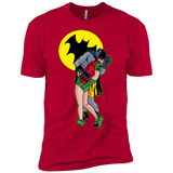 T-Shirts Red / YXS Batkiss Signal Boys Premium T-Shirt