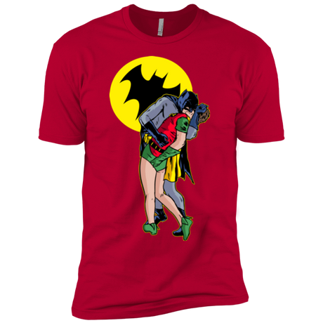 T-Shirts Red / YXS Batkiss Signal Boys Premium T-Shirt