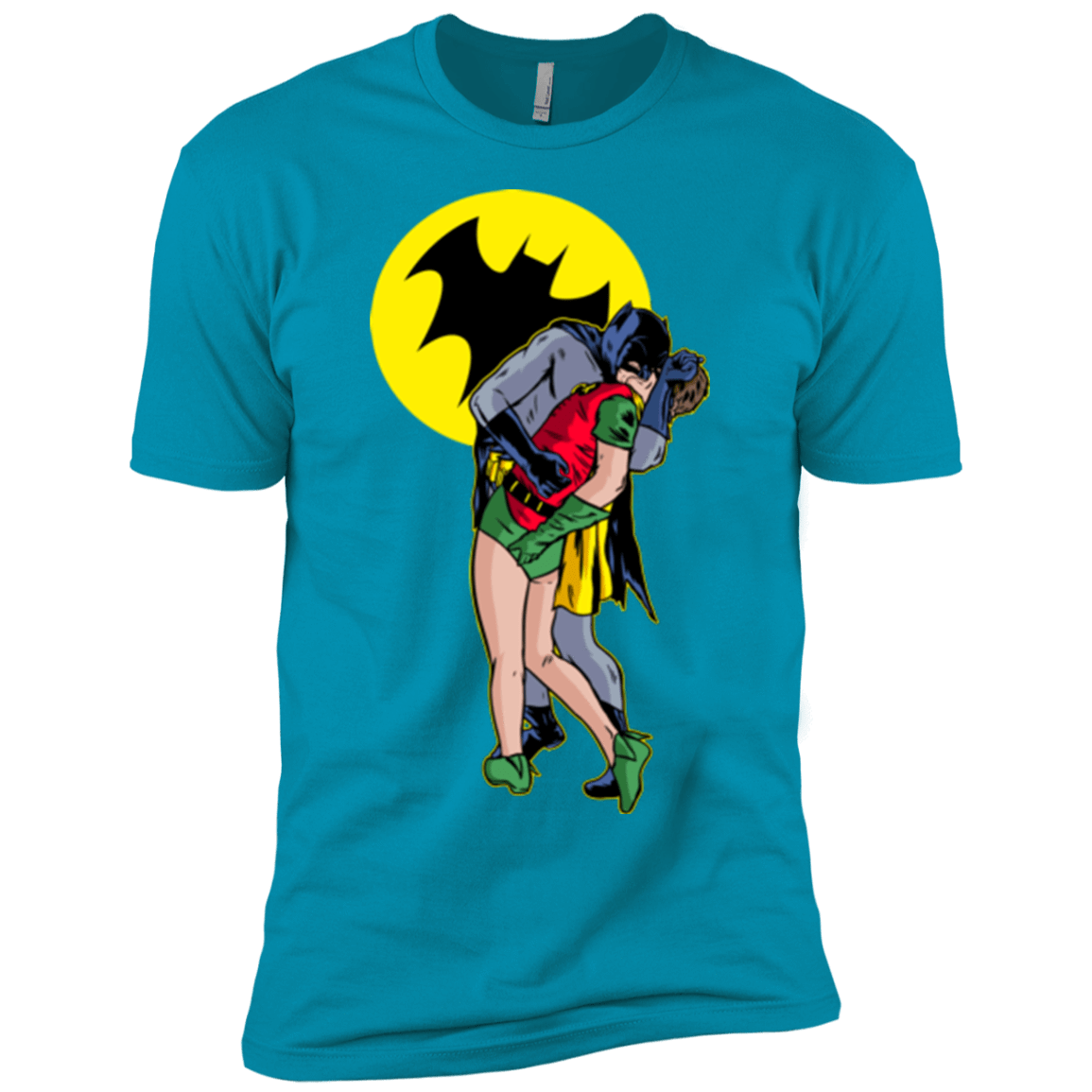T-Shirts Turquoise / YXS Batkiss Signal Boys Premium T-Shirt