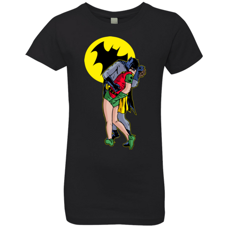 T-Shirts Black / YXS Batkiss Signal Girls Premium T-Shirt
