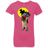 T-Shirts Hot Pink / YXS Batkiss Signal Girls Premium T-Shirt
