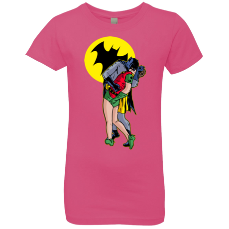 T-Shirts Hot Pink / YXS Batkiss Signal Girls Premium T-Shirt