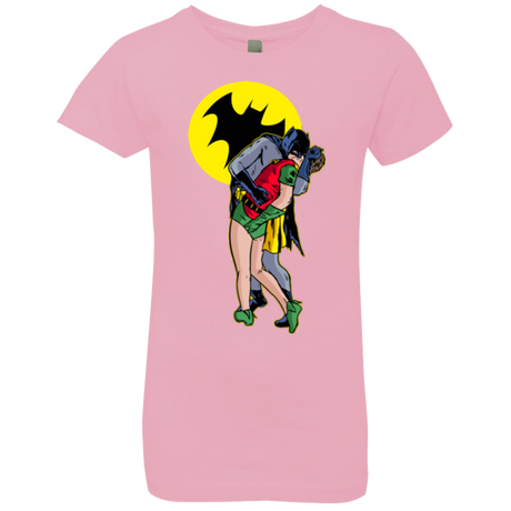 T-Shirts Light Pink / YXS Batkiss Signal Girls Premium T-Shirt