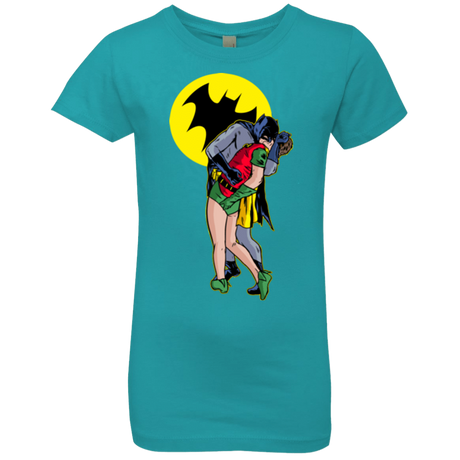T-Shirts Tahiti Blue / YXS Batkiss Signal Girls Premium T-Shirt