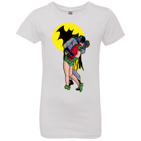 T-Shirts White / YXS Batkiss Signal Girls Premium T-Shirt