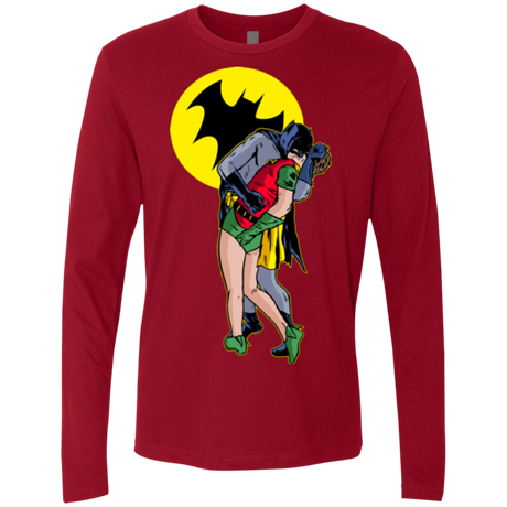 T-Shirts Cardinal / Small Batkiss Signal Men's Premium Long Sleeve