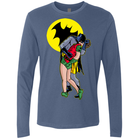T-Shirts Indigo / Small Batkiss Signal Men's Premium Long Sleeve