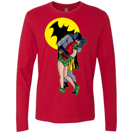 T-Shirts Red / Small Batkiss Signal Men's Premium Long Sleeve