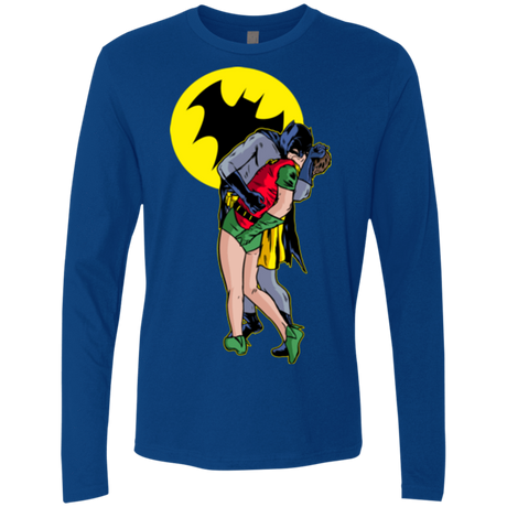T-Shirts Royal / Small Batkiss Signal Men's Premium Long Sleeve