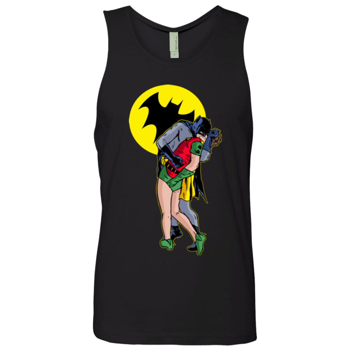 T-Shirts Black / Small Batkiss Signal Men's Premium Tank Top