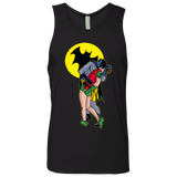 T-Shirts Black / Small Batkiss Signal Men's Premium Tank Top