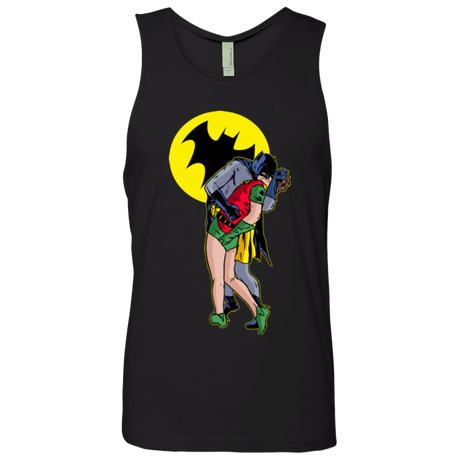 T-Shirts Black / Small Batkiss Signal Men's Premium Tank Top