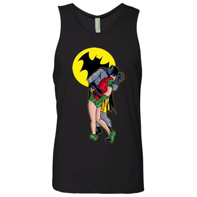 T-Shirts Black / Small Batkiss Signal Men's Premium Tank Top