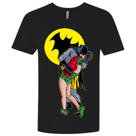 T-Shirts Black / X-Small Batkiss Signal Men's Premium V-Neck
