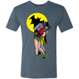 T-Shirts Indigo / Small Batkiss Signal Men's Triblend T-Shirt