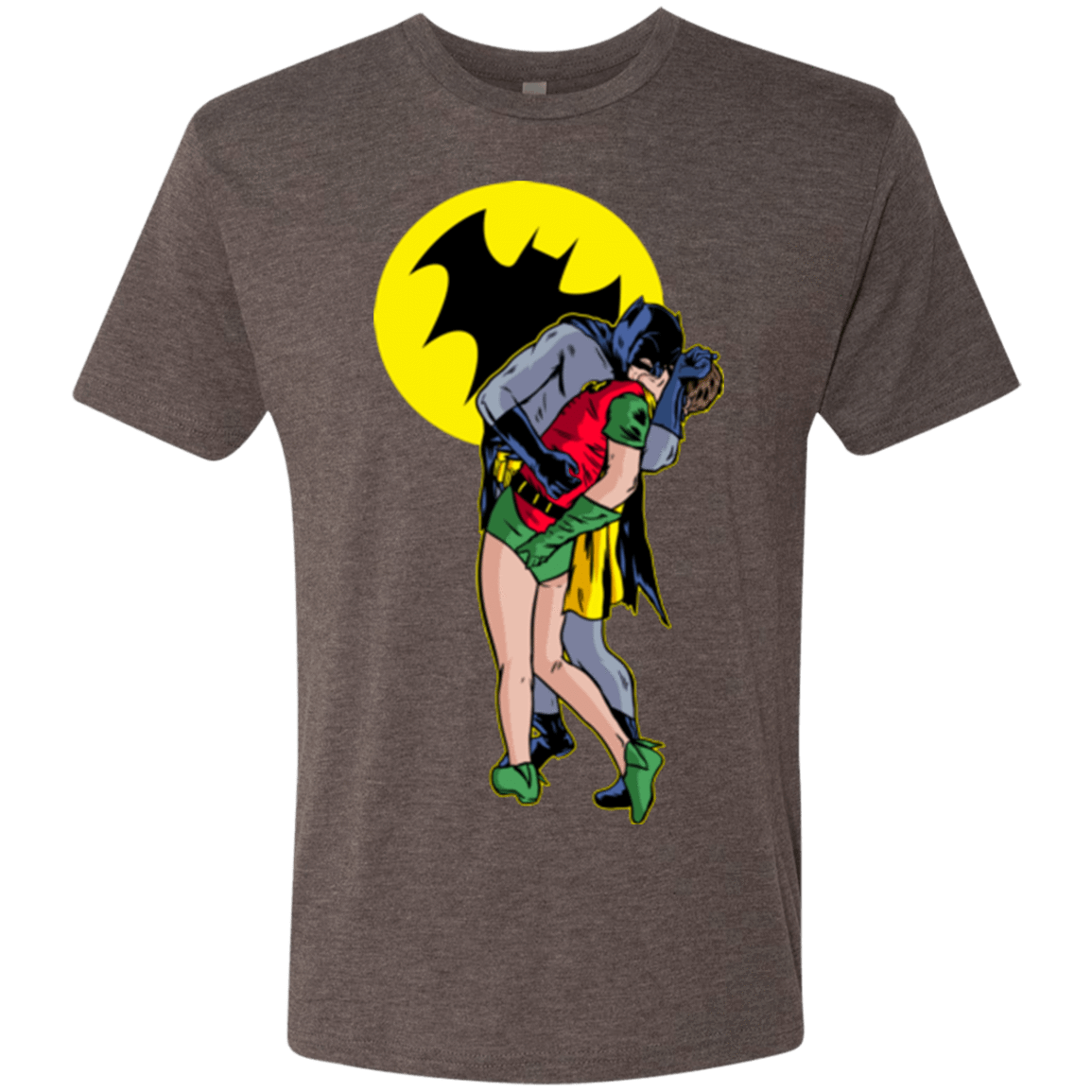 T-Shirts Macchiato / Small Batkiss Signal Men's Triblend T-Shirt