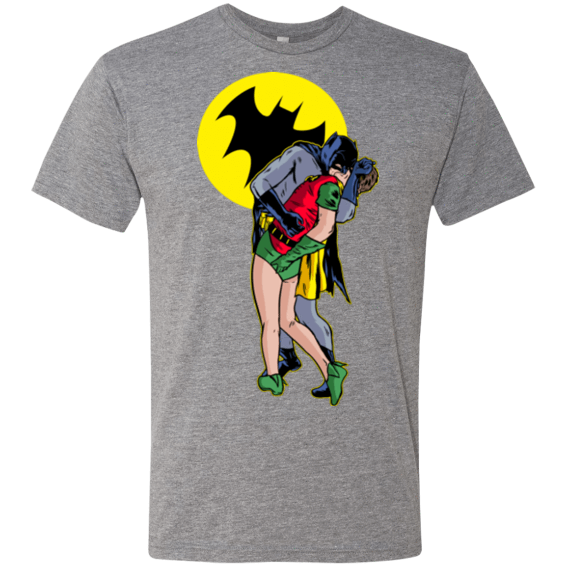 T-Shirts Premium Heather / Small Batkiss Signal Men's Triblend T-Shirt