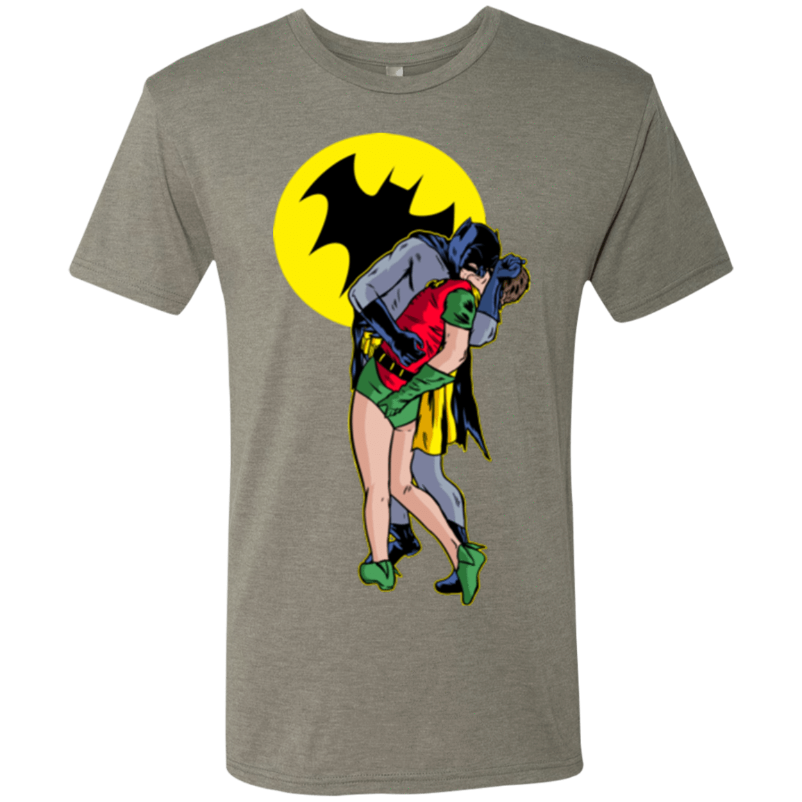 T-Shirts Venetian Grey / Small Batkiss Signal Men's Triblend T-Shirt