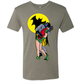 T-Shirts Venetian Grey / Small Batkiss Signal Men's Triblend T-Shirt