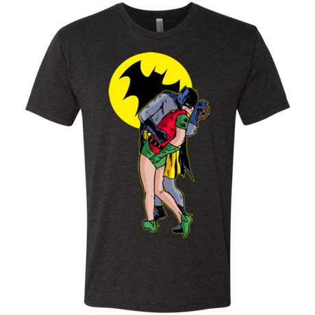 T-Shirts Vintage Black / Small Batkiss Signal Men's Triblend T-Shirt