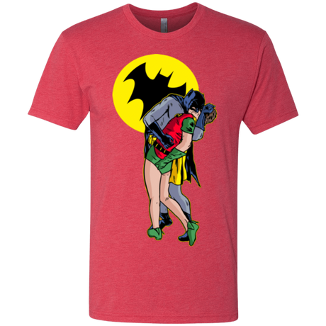 T-Shirts Vintage Red / Small Batkiss Signal Men's Triblend T-Shirt