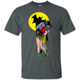 T-Shirts Dark Heather / Small Batkiss Signal T-Shirt