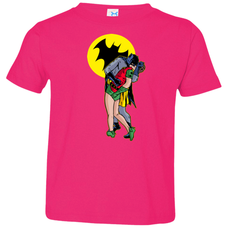 T-Shirts Hot Pink / 2T Batkiss Signal Toddler Premium T-Shirt