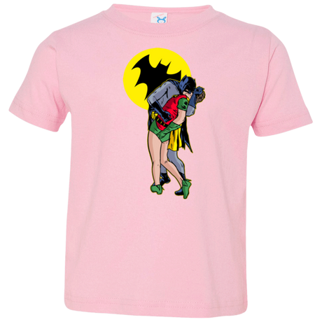 T-Shirts Pink / 2T Batkiss Signal Toddler Premium T-Shirt