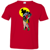 T-Shirts Red / 2T Batkiss Signal Toddler Premium T-Shirt
