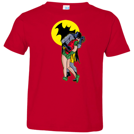 T-Shirts Red / 2T Batkiss Signal Toddler Premium T-Shirt