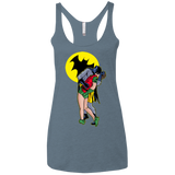 T-Shirts Indigo / X-Small Batkiss Signal Women's Triblend Racerback Tank