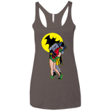 T-Shirts Macchiato / X-Small Batkiss Signal Women's Triblend Racerback Tank