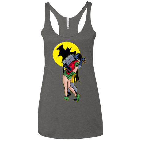 T-Shirts Premium Heather / X-Small Batkiss Signal Women's Triblend Racerback Tank