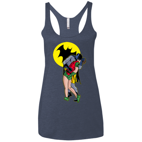 T-Shirts Vintage Navy / X-Small Batkiss Signal Women's Triblend Racerback Tank