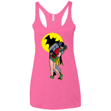 T-Shirts Vintage Pink / X-Small Batkiss Signal Women's Triblend Racerback Tank