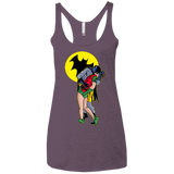 T-Shirts Vintage Purple / X-Small Batkiss Signal Women's Triblend Racerback Tank