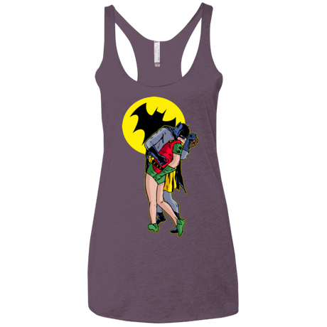 T-Shirts Vintage Purple / X-Small Batkiss Signal Women's Triblend Racerback Tank