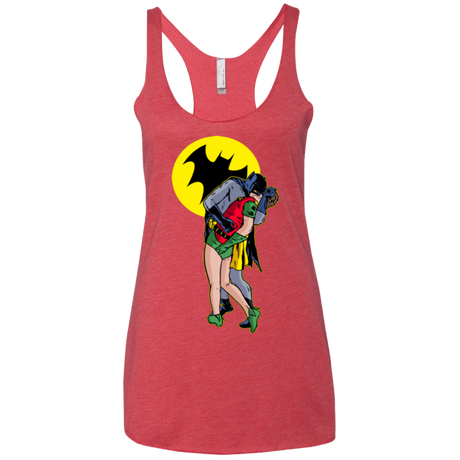 T-Shirts Vintage Red / X-Small Batkiss Signal Women's Triblend Racerback Tank