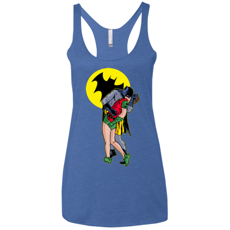 T-Shirts Vintage Royal / X-Small Batkiss Signal Women's Triblend Racerback Tank