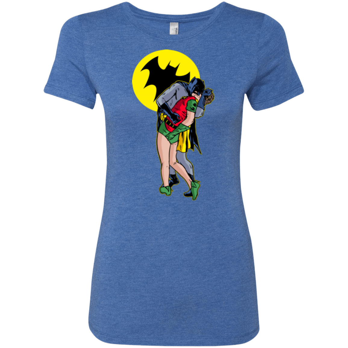 T-Shirts Vintage Royal / Small Batkiss Signal Women's Triblend T-Shirt