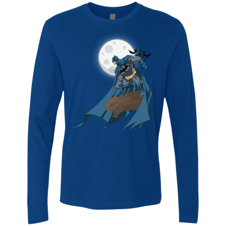 T-Shirts Royal / Small Batman Men's Premium Long Sleeve
