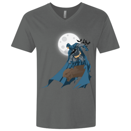 T-Shirts Heavy Metal / X-Small Batman Men's Premium V-Neck
