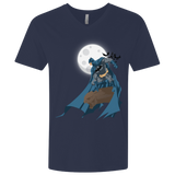 T-Shirts Midnight Navy / X-Small Batman Men's Premium V-Neck
