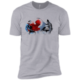 T-Shirts Heather Grey / YXS Batman vs Superman Boys Premium T-Shirt