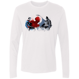 T-Shirts White / Small Batman vs Superman Men's Premium Long Sleeve