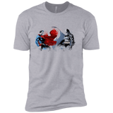 T-Shirts Heather Grey / X-Small Batman vs Superman Men's Premium T-Shirt