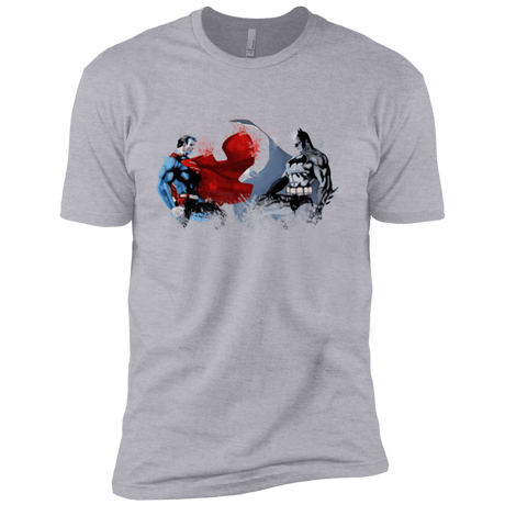 T-Shirts Heather Grey / X-Small Batman vs Superman Men's Premium T-Shirt